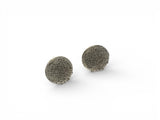 Pincushion Sterling Silver Stud Earrings