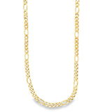 Gold Filled 18k 4mm Figaro Chain (F88)