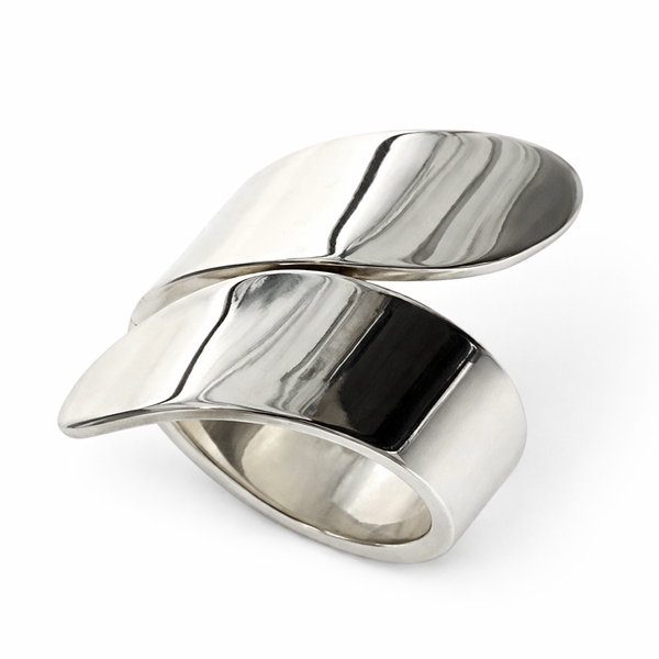 Leaf Wrap Sterling Silver Ring