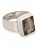 Smoky Topaz Sterling Silver Ring
