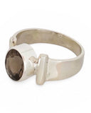 Smoky Topaz Sterling Silver Ring