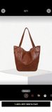 Soft Leather Tote Bag