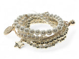 Fashion cluster bracelets