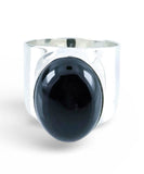 Onyx Sterling Silver Ring