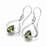 Peridot Sterling Silver Dangle Earrings