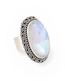 Moonstone Sterling Silver Ring