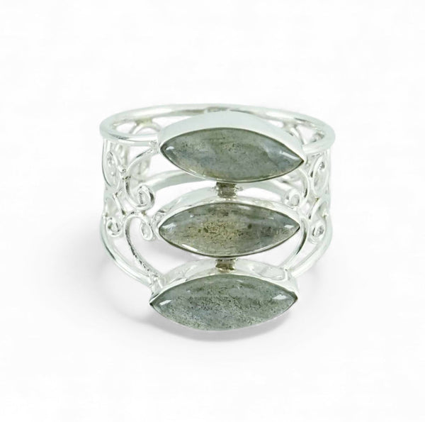 Labradorite Sterling Silver Ring