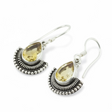 Citrine Sterling Silver Earrings