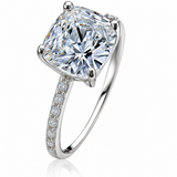 Cubic Zirconia Sterling Silver Stackable Ring
