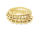 Gold Filled 18k Stretchy Bead Bracelet (I55-59/I61-I63/I396/I485)