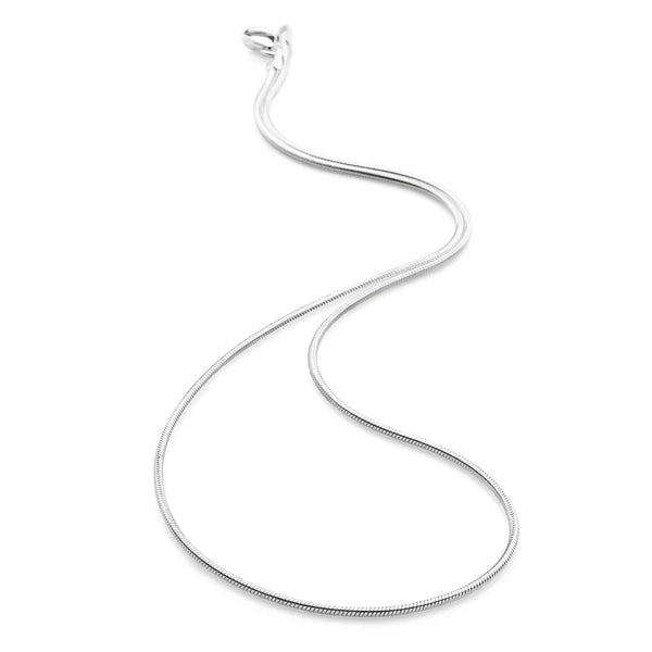 Chain Sterling Silver Snake Chain Necklace 1mm – 18" (450mm)