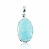 Larimar Sterling Silver Pendant