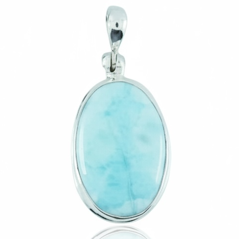 Larimar Sterling Silver Pendant