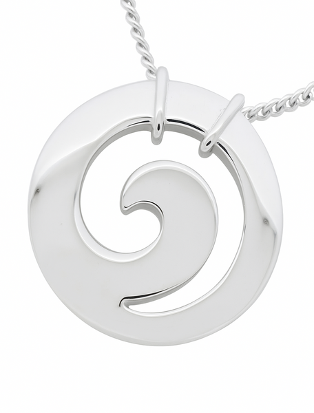 Koru Sterling Silver Pendant - Authentic New Zealand Design