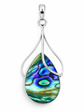 Pāua Sterling Silver Pendant
