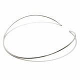 Collar Open 3mm Necklace 925 Sterling Silver