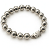 Ball Bracelet Sterling Silver 12mm – Handcrafted Taxco