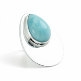 Larimar Sterling Silver Pendant