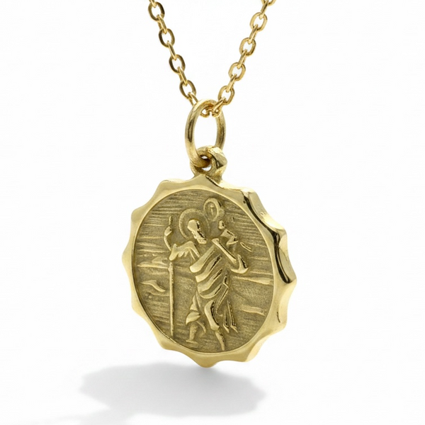 Coin 18K Gold Plated 925 Sterling Silver Coin Necklace