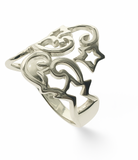 Stars & Swirl .925 Sterling Silver Ring