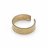 Toe Ring Gold Plated Sterling Silver