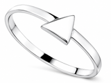 Midi Triangle .925 Sterling Silver Ring