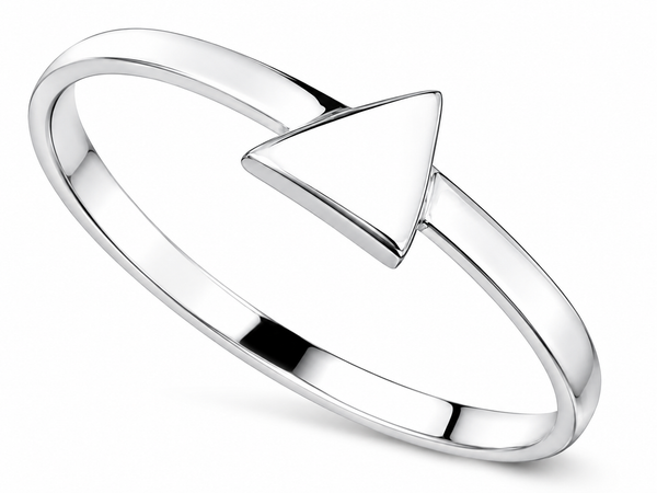Midi Triangle .925 Sterling Silver Ring