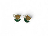 Mini Tulip Sterling Silver Earring