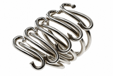 Wired Looped 5 Spring .925 Sterling Silver Ring