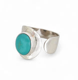 Turquoise Sterling Silver Wrap Ring