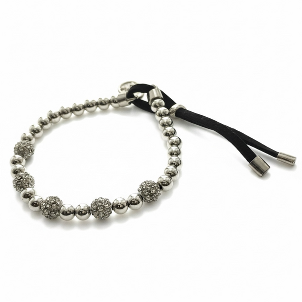 Fashion Silver Colour Bead Necklace