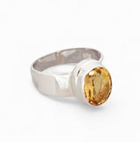 Citrine Sterling Silver Ring