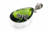 Tourmaline Sterling Silver Mosquito Pendant
