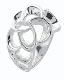 Interlocked .925 Sterling Silver Ring