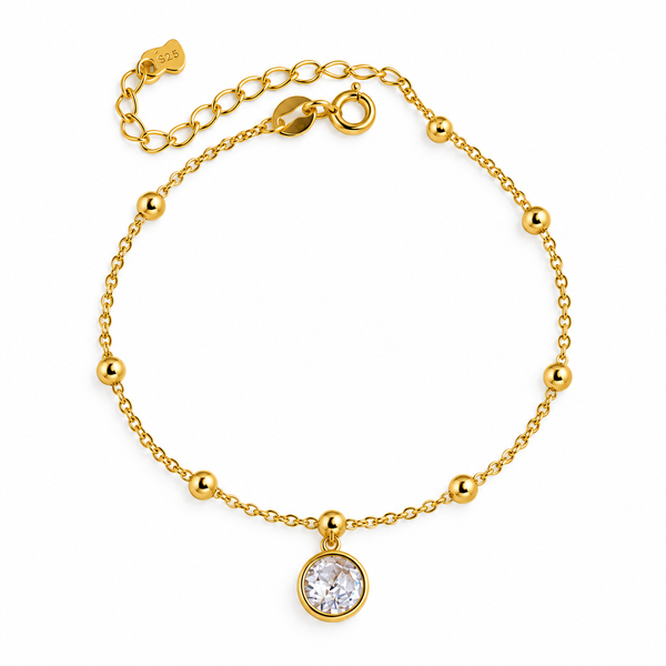 Gold Plated Water Drop Bracelet