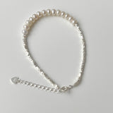 S925 Sterling Silver Natural Freshwater Pearl Bracelet
