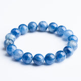 Crystal Natural Old-Mine Kyanite Bead Bracelet