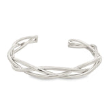 Gold Filled 18K Vintage Intertwined Open Cuff (B138)