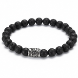 Ball Lava Stone Bracelet