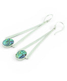 Pāua Sterling Silver Earrings