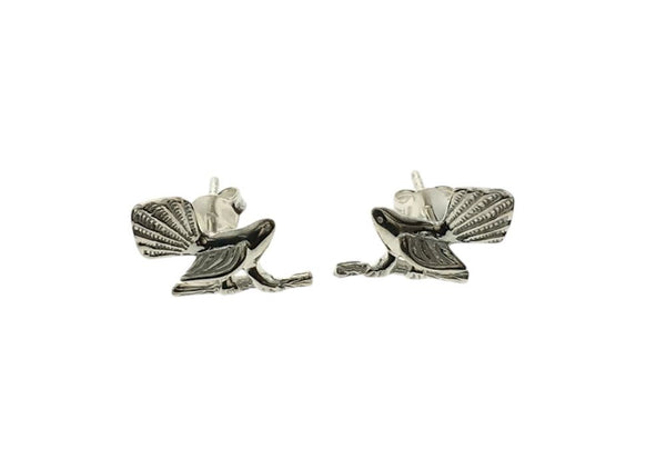 Fantail Sterling Silver Stud