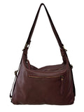 Italian Soft leather hobo with adjustable buckled shoulder strap