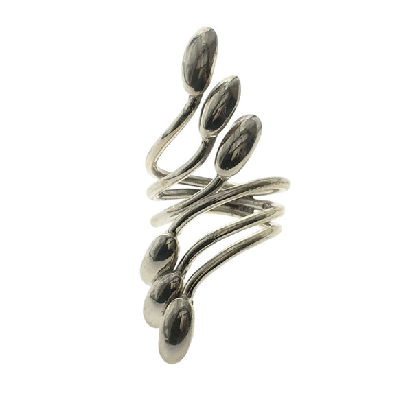 Wire Triple Wrap .925 Sterling Silver Ring