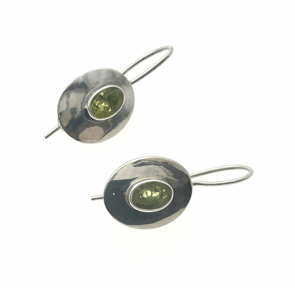 Peridot .925 Sterling Silver Earrings