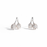 S925 Sterling Silver Minimalist Tulip Stud Earrings