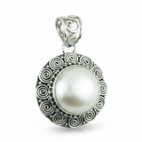 Pearl Mabe Sterling Silver Pendant