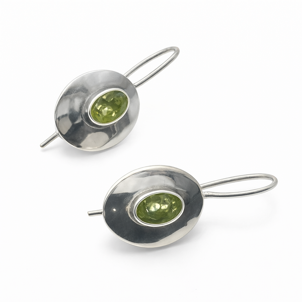 Peridot .925 Sterling Silver Earrings