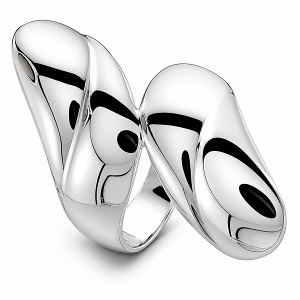 Leaf Wrap Sterling Silver Ring