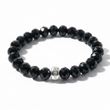 Sabo Black Beaded Bracelet