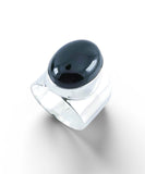 Onyx Sterling Silver Ring